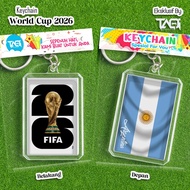 GANTUNGAN Keychain World Cup 2026 FIFA Souvenir World Cup Ball Keychain