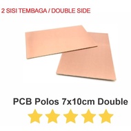 2-sided PCB Layer 7x10cm Fiber Material FR4 DOUBLE Side Plain Board 7x10 cm