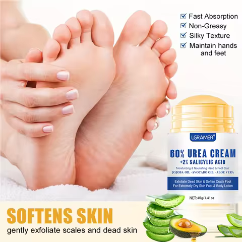 LGRAMER Urea Foot Cream Repairs Dry Skin Deeply Moisturizes and Nourishes The Skin Strengthens The S