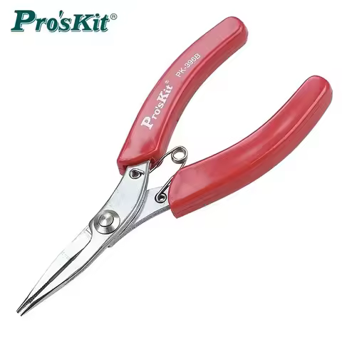 Proskit 1PK-396A/1PK-396B precision stainless steel non-slip pliers with red handle electronic DIY h