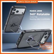 Magic John 360° Magnetic Stand Case for iPhone 17 Pro Max / 17 Pro
