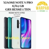 HP XIAOMI REDMI NOTE 8 PRO 6/64 GB - XIOMI MI NOTE8 PRO RAM 6GB INTE