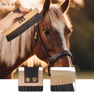 [Cuticate1] Horse Grooming Brush Wooden Livestock Brush Equine Cleaning Tool for Horse Care and Stab