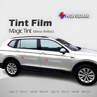 ✖❀Magic Tint | Mirror Reflect/ Car Tint films Heat Reject UV protect replace 3M BC20 BC35 PLUS GUARD