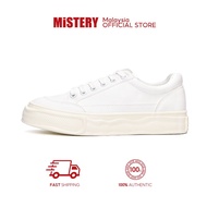 HS3 Mystery White Canvas School Sneakers for Women