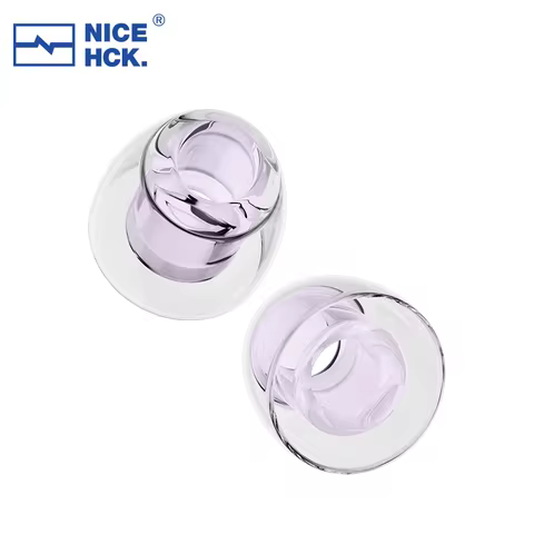 NICEHCK P03 Transparent Liquid Silicone Ear Tips Noise-canceling Soft Safe Eartips Earphone Accessor