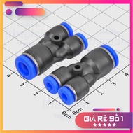 [5 Pieces]- PW8-4 Regular Electronic Y-Tube Pneumatic Connector 8mm to 4-4mm