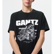 100% Cotton x GANTZ Comic Short Sleeve Hookah Pattern T-Shirt Brand New