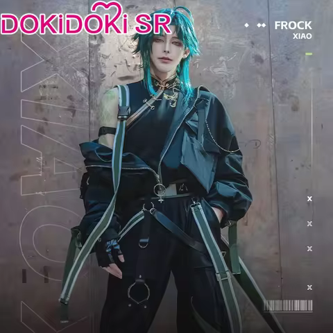 IN STOCK Xiao Doujin Cosplay Game Genshin Impact Cosplay Costume DokiDoki-SR Genshin Impact Xiao Dou