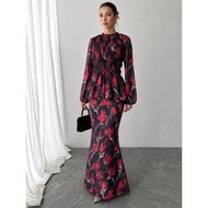 Ayra Kurung In Red Ruby