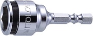 Mizuno Koki EF-11SB Short Stubby Bit Socket, Ball Type, S: 0.4 x Total Length: 0.8 x D: Diameter: 0.