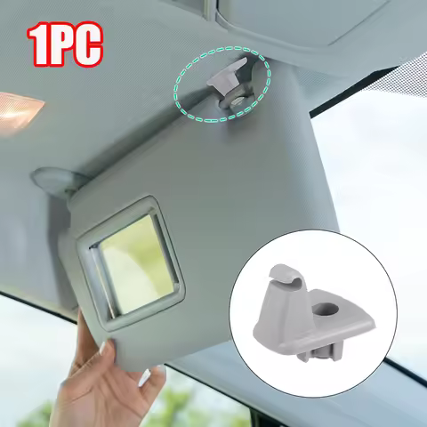1pcs For Chrysler Dodge Charger Magnum 2005-2007 Grey Interior Gray Sun Visor Clip Holder Hook Brack