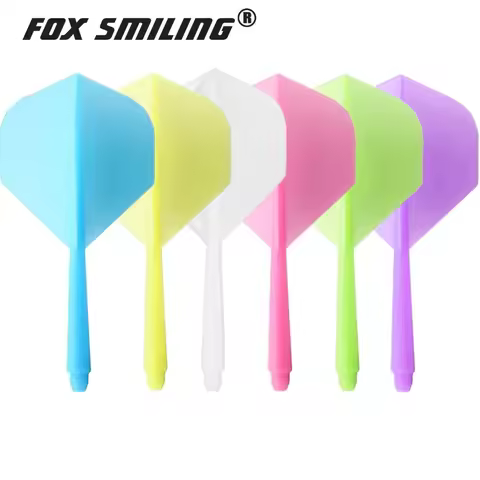 Fox Smiling 3pcs Dart Flights And Shafts 2BA Screw 2 in 1 Dart shaft Durable Anti-fall PA Series Pro