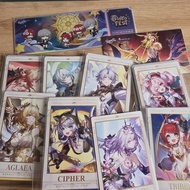 (Hoyofest 2025) HSR Ticket Postcard Card - Honkai Star Rail Castore Hyacine Cipher Anaxa Mydei