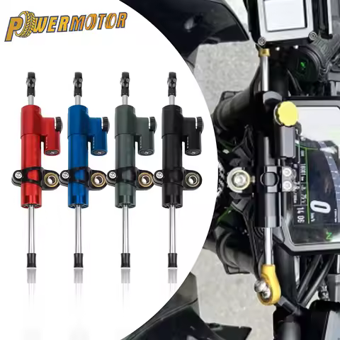 Universal Motorcycle Adjustable Steering Damper Stabilizer 256mm for YAMAHA Honda MT10 MT07 MT09 CBR
