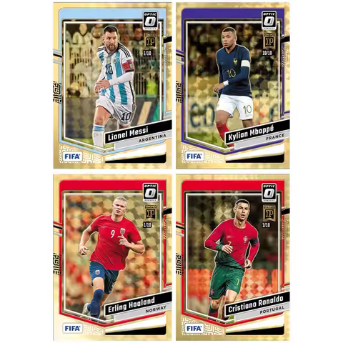 Diy Homemade Panini Lionel Messi Mbappe Erling Haaland Cristiano Ronaldo Character Collection Card C