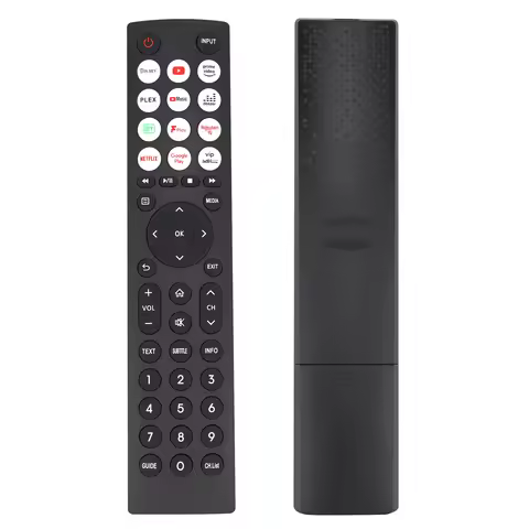 EN2D36H Replaced Remote Control Fit for Hisense Smart TV with 12 short APP:disney prime-video PLUTO-