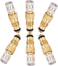 Brass Tire Valve Stem Set - 3DSKY Tractor Air Liquid Valve TR218A TR618A CH3 Core Housings Metal Rep