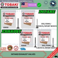 E.BONUS/SPORT BONUS<< TOBAKI STANDARD VALVE INTAKE/EXHAUST [READY STOCK] STD VALVES IN EX SYM EBONUS