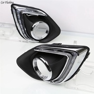 Car DRL For Mitsubishi ASX 2013 2014 2015 LED Daytime Running Lights Daylight Waterproof Fog Head La