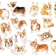 A5刀膜狗狗貼紙(共9款)尺寸14.8 cm × 21 cm