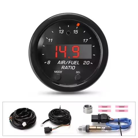 EM 30-0300 30-4110 X-Series Wideband UEGO AFR O2 Air Fuel Ratio Gauge Kit LSU 4.9 0258017025 Car Oxy