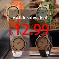 BOBO BIRD Causal Bamboo Watches for Men and Women Bright Silicon Band montre femme plastique