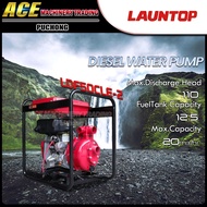 [Launtop] Diesel Engine Water Pump (LDF50CLE-2) Diesel High Pressure Pump 3 Outlet | 2 inches | 6 MONTY WARRANTY