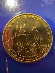 AJ STAR COLLECTION - RM1 Ringgit Duit Syiling Peringatan 10th Men’s Hockey World Cup 2002 old bankno