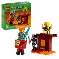LEGO Minecraft The Nether Lava Battle Building Toy Set with an Alex Figure, plus 21266