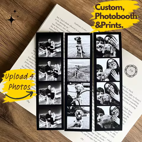 1/4/8Pcs available, Custom Couple Photo Gifts, Christmas Gift, Custom photo booth prints, Personaliz