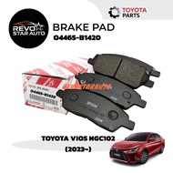 TOYOTA VIOS NCG102 AC100 (2023-2026) FRONT BRAKE PAD / PAD BREK HADAPAN 04465-B1420