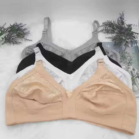 MoM great bra comfy cotton bralette TOP Large size 80D 85D 85E 85F 90C 90D 90E 90F 95C 95D 95E 95F 1