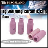 10Pcs Tig Welding Torch Ceramic Cup QQ-150 Tig Welding Gun Accessories WP-17/18/26