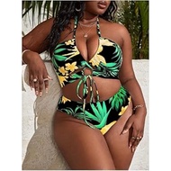 Plus Size Two Piece Swimsuit Bikini Set 0XL | 4XL