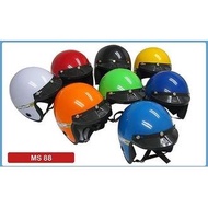[SIRIM APPROVED] MS88 Helmet Adult/ Dewasa Topi Keleder (Size L 57cm) Original