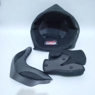 Hbc Cakil Retro pilot Helmet Foam Fullset Cheeks Plastic Iron Buttons