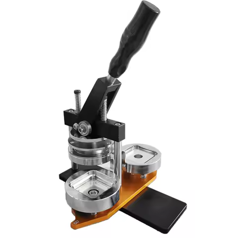 TEBAK Making Fridge Magnet Machine Kit Square 2"x2"(50x50mm) Custom Photo Fridge Magnet Button Maker