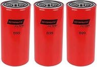 GETOPAUTO B99 Oil Filter Compatible with Baldwin Replaces 1R0716 LF691A(Set of 3)