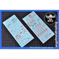 PG UNLEASHED RX78-2 WATER DECAL