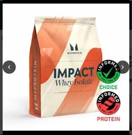 Myprotein Impact Whey Isolate 分離乳清蛋白 1Kg Brown Sugar Milk Tea/ Chocolate Brownie