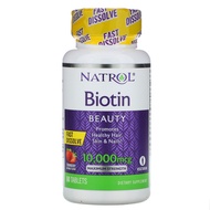 Natrol Biotin Beauty 10000 mcg Extra Strength 60 tablets