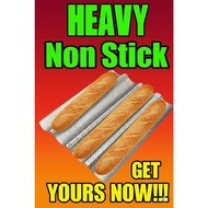4 Rolls French Baguette Bread Pan Loaf Tin bread lame baguette tray Loyang Roti Panjang Perancis Bre