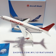 EASTAR JET Boeing 737 Aircraft Model 16cm Die-cast Metal Airplane