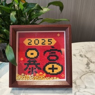 New 2025 Wealth God Diamond Painting Full of Diamonds Festive Childrens Handmade Diamond Sticker Pic