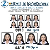 RUSH ID PHOTO PRINT/ ID PICTURE (NON FADING) 1X1, 2X2, PASSPORT SIZE