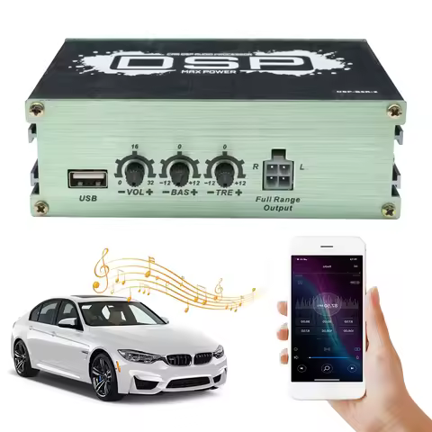 Car DSP Digital Audio Processor Support APP Control Audio Digital Sound Processor Navigation Sound Q