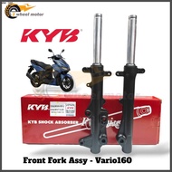 ORIGINAL KYB VARIO160 VARIO 160 FRONT FORK SET FRONT FORK SET ORI KAYABA VARIO160 BLACK DA3016/3017