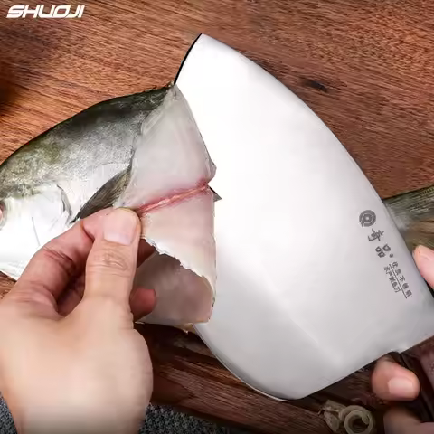 5Cr15mov Stainless Steel Professional Aquatic Knife Fish Killing Knife Slicing Knife Multi-function 