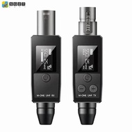UHF Wireless Microphone Transmitter Receiver XLR Microphone Wireless System Suitable for 48V Capacitive Microphone Spare Parts
